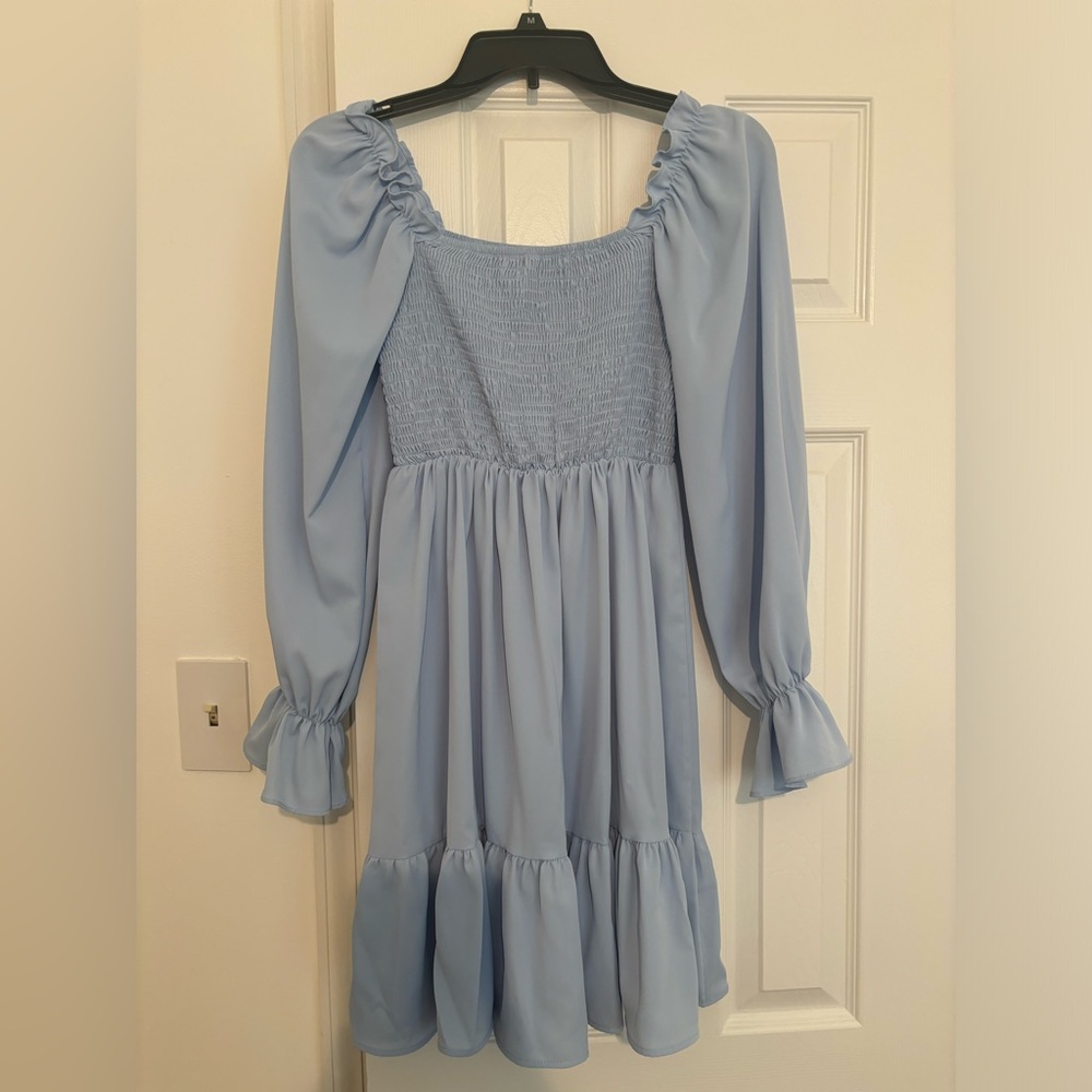Light blue SHEIN long sleeve dress XS
